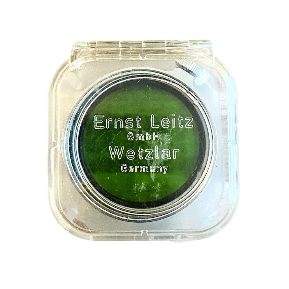 Vintage Leica Leitz Wetzlar GGr Green Filter Germany w/ Original Case